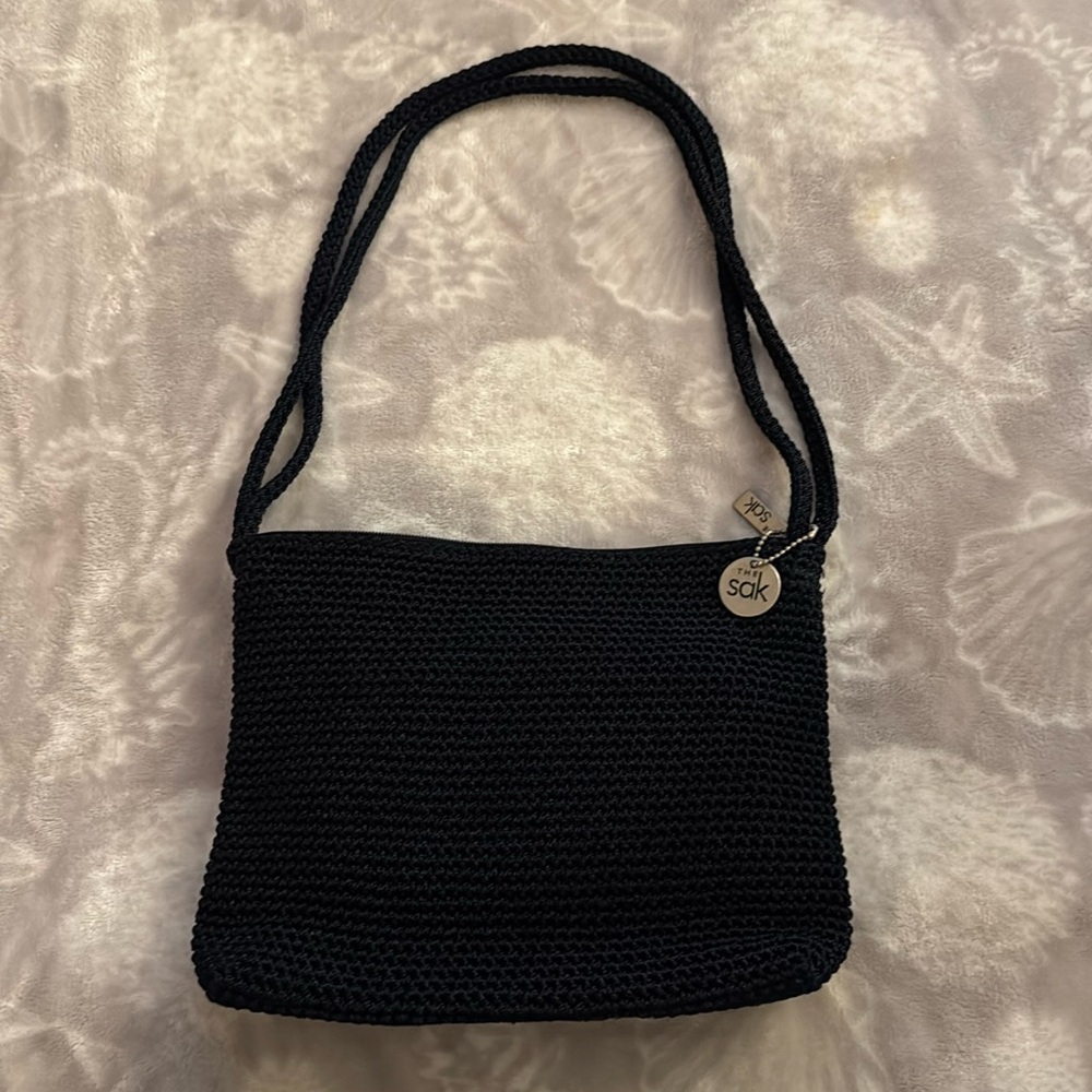 The sak purse NWOT navy blue woven purse